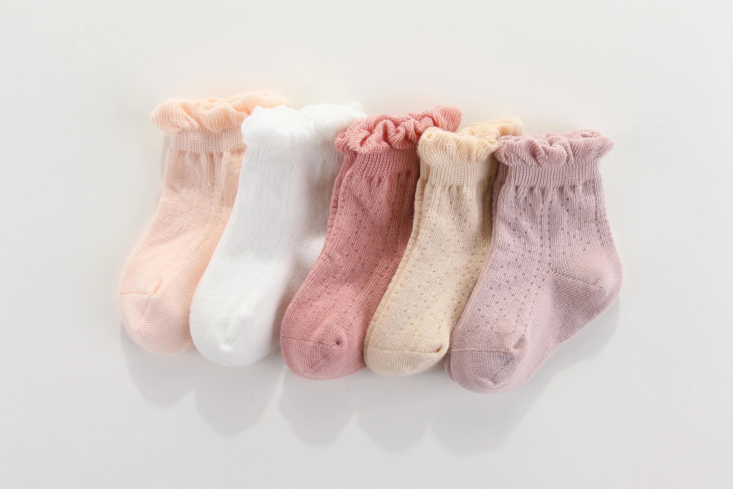 Frilly Crew Socks - Mist