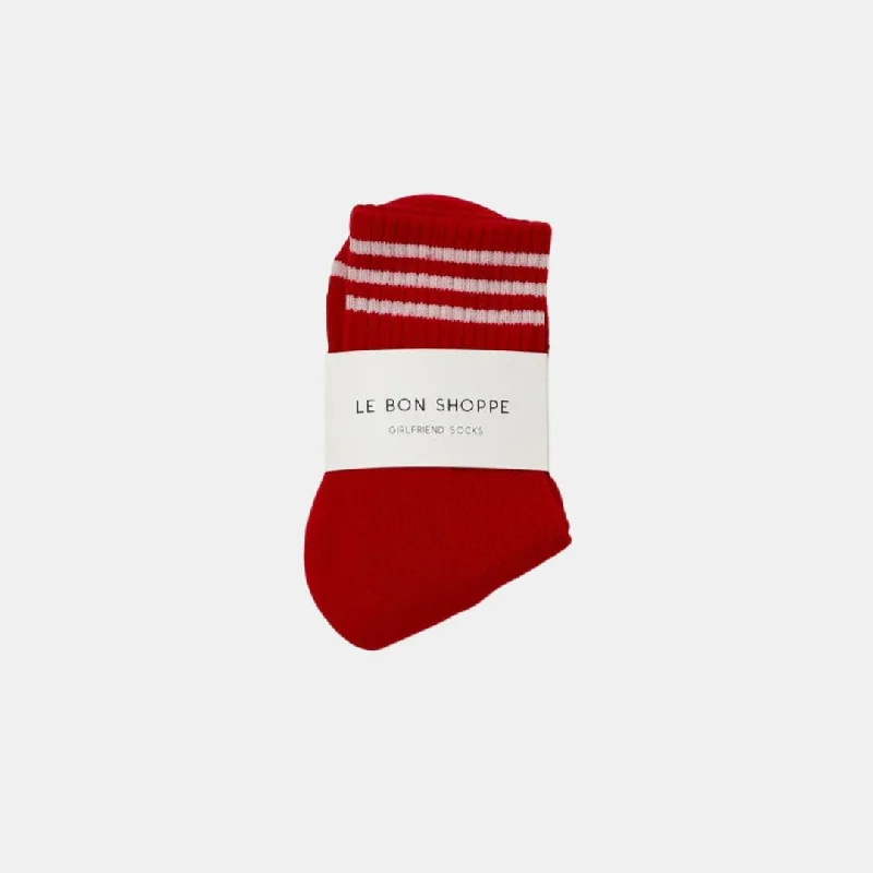 Girlfriend Socks (Scarlet)