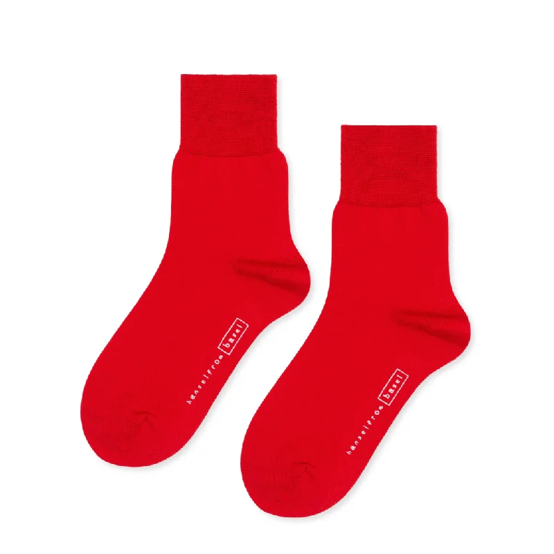 Trouser Crew Socks (Candy Apple)