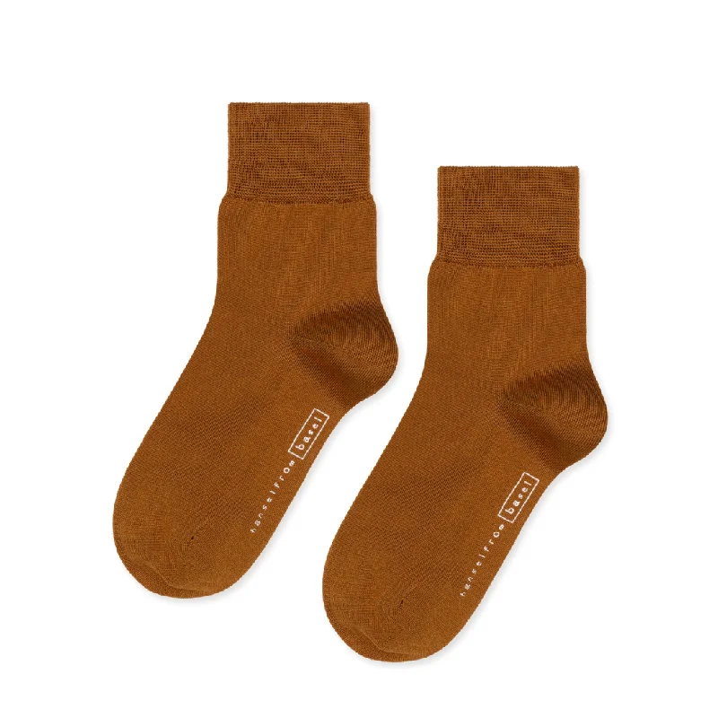 Trouser Crew Socks (Dark Ochre)