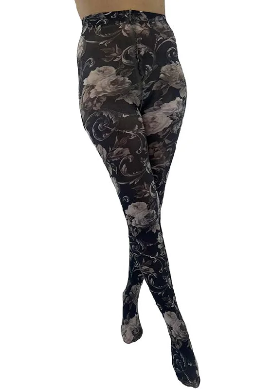 Twilight Printed [Black/White] | TIGHTS