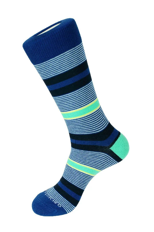 Umpire Stripe Crew Sock