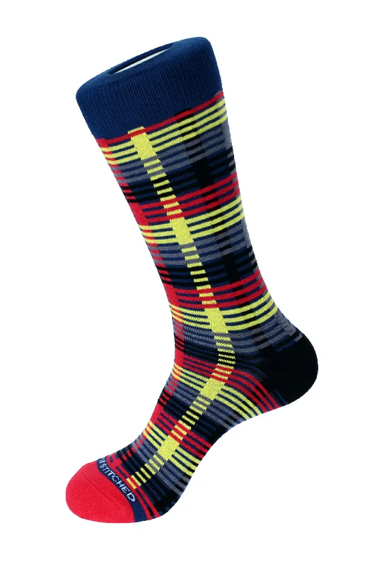 Mirage Stripe Crew Sock