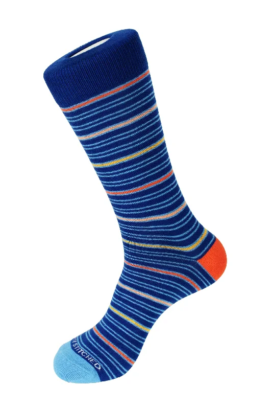 Twin Stripe Crew Sock