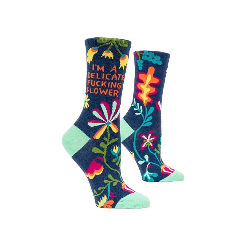 I'm a Delicate F***ing Flower Novelty Socks